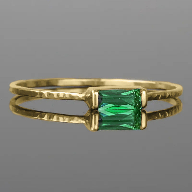 Cao Shi European And American Simple Fine Circle Ring Fashion Lady