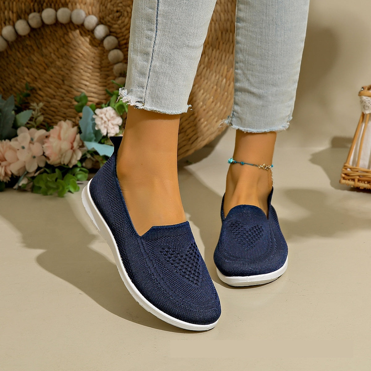 Spring And Summer Plus Size Cross-border Women's Leisure Thin Shoes