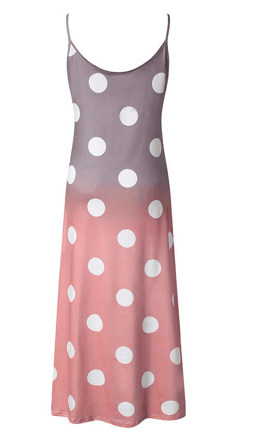 Fashion Women's Printed Beach Sling Long Skirt