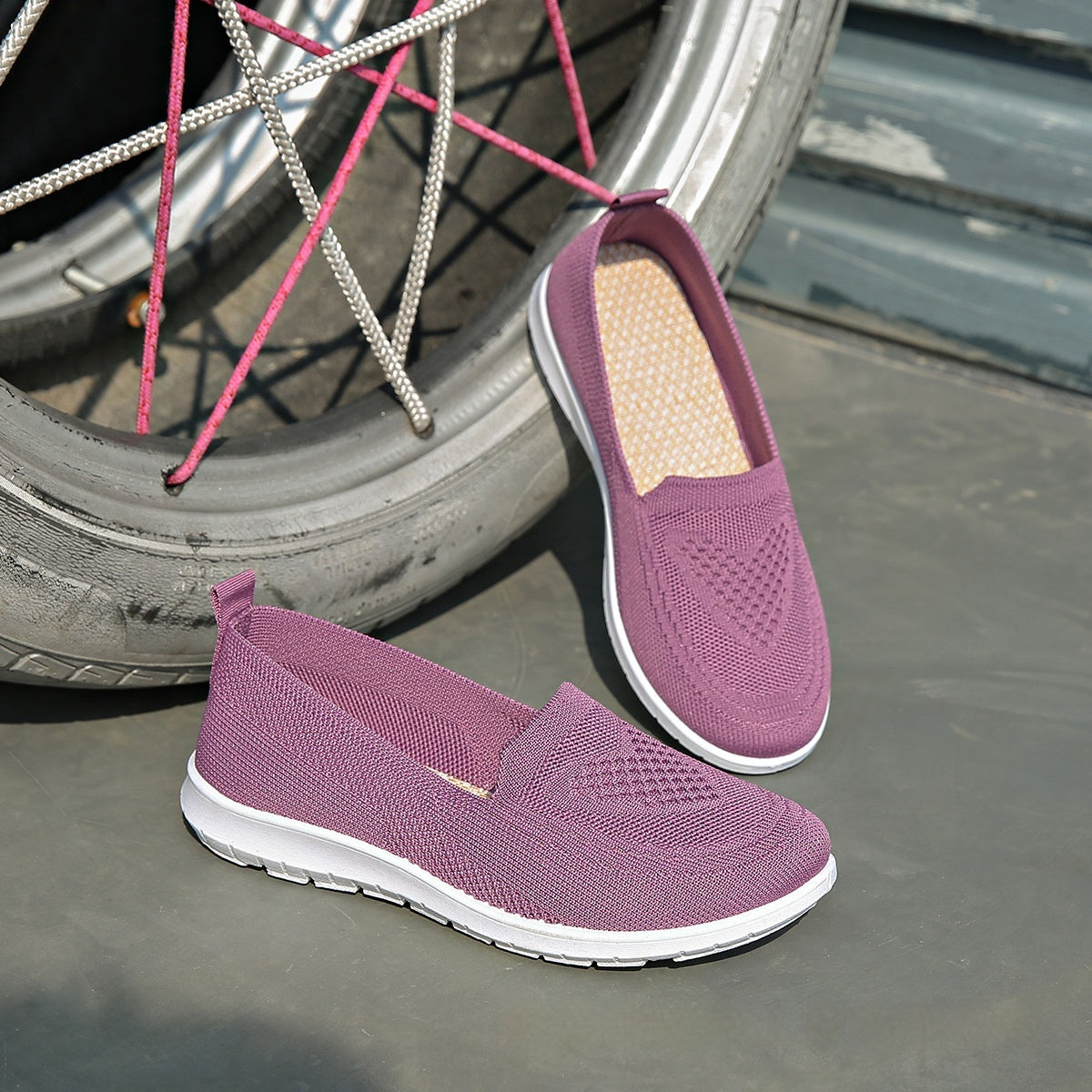 Spring And Summer Plus Size Cross-border Women's Leisure Thin Shoes
