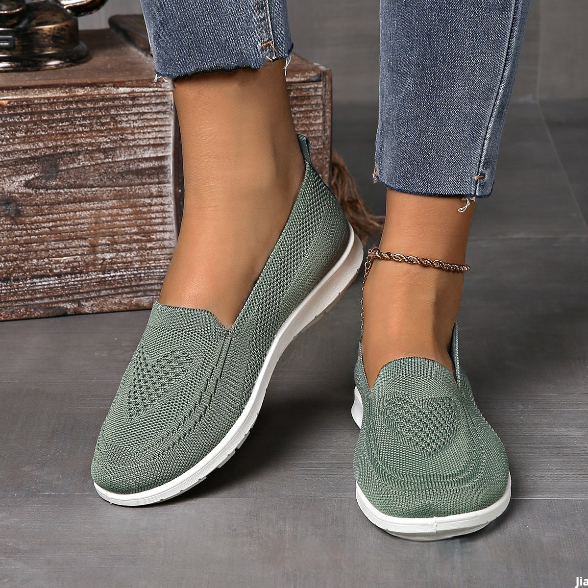Spring And Summer Plus Size Cross-border Women's Leisure Thin Shoes