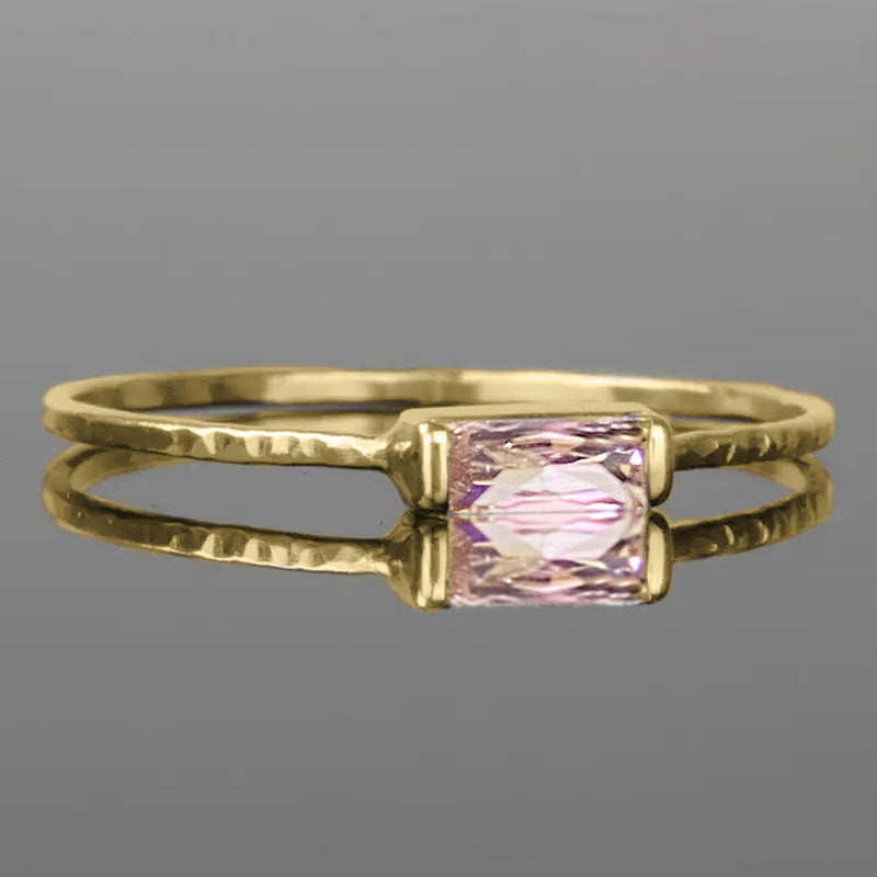 Cao Shi European And American Simple Fine Circle Ring Fashion Lady